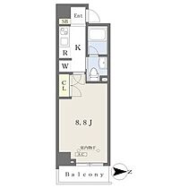 愛知県名古屋市昭和区阿由知通１丁目（賃貸マンション1K・6階・26.75㎡） その2