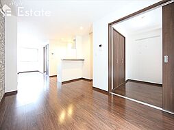 名古屋市営名城線 東別院駅 徒歩6分の賃貸アパート 1階1LDKのリビング/ダイニング