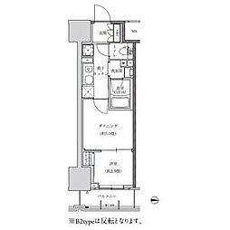 名古屋市営東山線 新栄町駅 徒歩8分の賃貸マンション 10階1DKの間取り