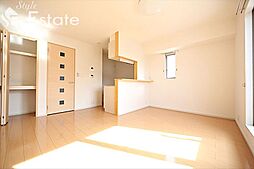 名鉄常滑線 豊田本町駅 徒歩10分の賃貸アパート 2階1LDKのリビング/ダイニング