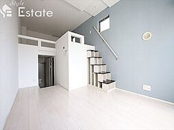 名古屋市営鶴舞線 浅間町駅 徒歩7分の賃貸アパート 2階1SKのリビング/ダイニング