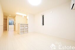 名古屋市営名港線 六番町駅 徒歩3分の賃貸アパート 1階1LDKのリビング/ダイニング