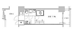 S-RESIDENCE庄内通駅前curere(クラーレ) 1Kの間取図画像
