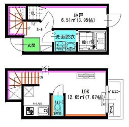 Grandreve 1LDKの間取図画像
