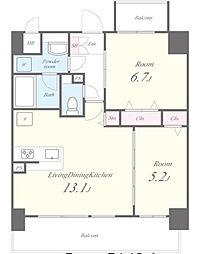 コンフォート城西 8階/801