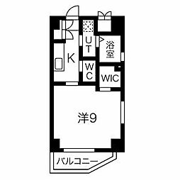 ADUSAY 1Kの間取図画像