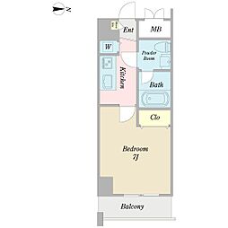 プロシード金山 1Kの間取図画像