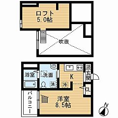 物件の間取り