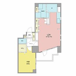 Liebencourt 1LDKの間取図画像