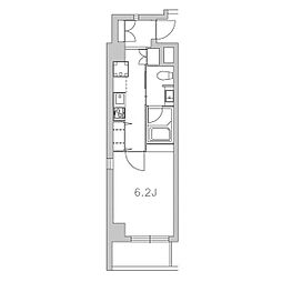 SALT515 1Kの間取図画像