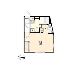 quador名古屋駅 1Kの間取図画像