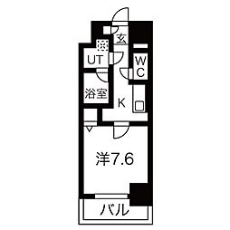LAPISTWOLES 1Kの間取図画像