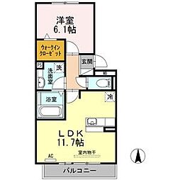 アンソレイユ 2階/202
