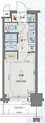プレサンス名古屋STATIONアブソリュート 1Kの間取図画像