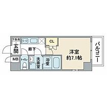 愛知県名古屋市北区山田１丁目（賃貸マンション1K・6階・26.00㎡） その2