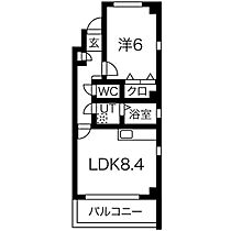 愛知県名古屋市西区笠取町２丁目（賃貸マンション1LDK・1階・35.04㎡） その2