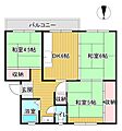 男山第2住宅112棟4階300万円
