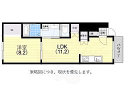 イムヌ・ア・ラムール垂水 1LDKの間取図画像