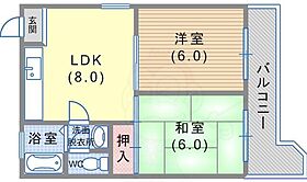 兵庫県神戸市垂水区千代が丘２丁目4番59号（賃貸マンション2LDK・1階・38.69㎡） その2