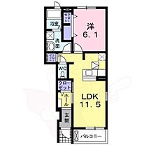 メイフラワー2  ｜ 兵庫県明石市大久保町西脇593番1号（賃貸アパート1LDK・1階・44.18㎡） その2