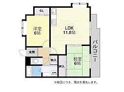 ハーバーシティ7 2LDKの間取図画像