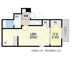 JR東海道・山陽本線 大久保駅 徒歩15分の賃貸アパート 3階1LDKの間取り