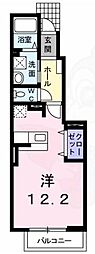 ヴィラ・アニメート ワンルームの間取図画像