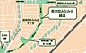 地図：■長津田みなみ台緑道と公園■長津田みなみ台緑道は、長津田みなみ台公園から始まり、5丁目の住宅街を包み込むように南北にぐるっと縦断。長津田宮の前第2公園を経由して玄海田公園へと繋がります。