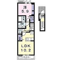 エルハーベン塩屋　Ａ 204 ｜ 香川県丸亀市塩屋町4丁目11番27号（賃貸アパート1LDK・2階・44.68㎡） その2