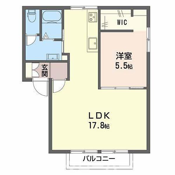 シャトレ・ケイ 202号室｜香川県善通寺市上吉田町8丁目(賃貸アパート1LDK・2階・50.78㎡)の写真 その2