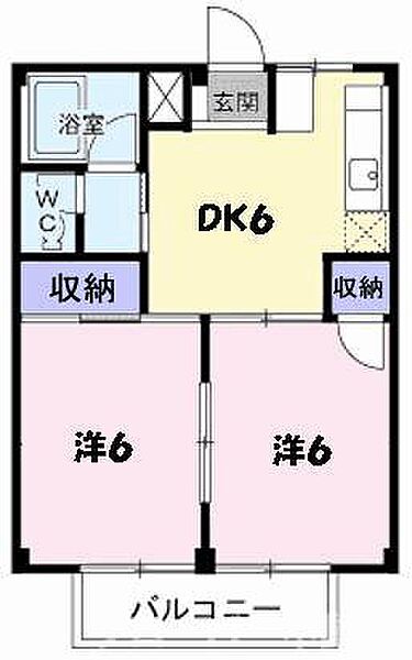 シティハイツローズ 101｜香川県綾歌郡宇多津町新開(賃貸アパート2DK・1階・39.73㎡)の写真 その2