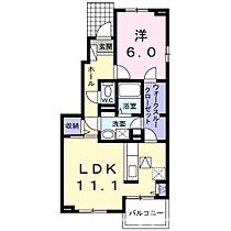 あじさい 101 ｜ 香川県綾歌郡宇多津町長縄手855番地2（賃貸アパート1LDK・1階・47.18㎡） その2