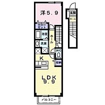 カリーノ 203 ｜ 香川県坂出市西大浜北1丁目6番12号（賃貸アパート1LDK・2階・41.98㎡） その2