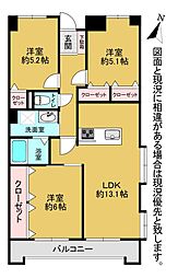 間取図画像 3LDK