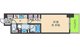 大阪府大阪市北区堂島2丁目（賃貸マンション1K・6階・27.39㎡） その2