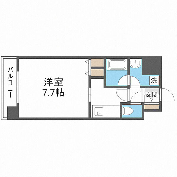 プレジオ都島 ｜大阪府大阪市都島区都島本通3丁目(賃貸マンション1K・3階・24.92㎡)の写真 その2