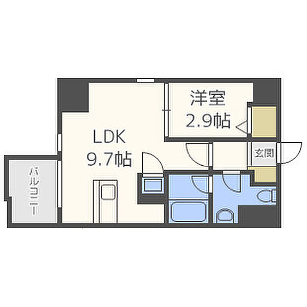 ドリームネオポリス桜ノ宮 ｜大阪府大阪市都島区中野町4丁目(賃貸マンション1LDK・2階・29.84㎡)の写真 その2