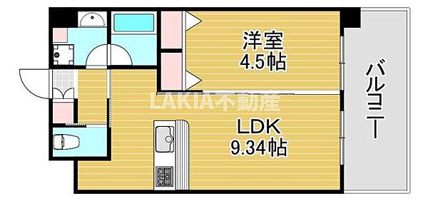 プレジオ都島ASIAN ｜大阪府大阪市都島区都島本通4丁目(賃貸マンション1LDK・9階・33.75㎡)の写真 その2