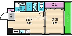 ベルクレイン  ｜ 大阪府大阪市城東区中浜2丁目（賃貸マンション1LDK・6階・33.81㎡） その2