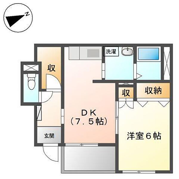 モンヴェール ｜静岡県富士市中島(賃貸アパート1DK・1階・37.89㎡)の写真 その2