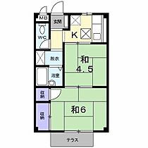 エルディム小野 102 ｜ 静岡県沼津市柳沢（賃貸アパート2K・1階・33.00㎡） その2