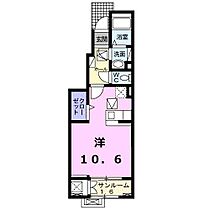 テェーニメント・ブイピー200 103 ｜ 静岡県御殿場市御殿場（賃貸アパート1R・1階・32.43㎡） その2