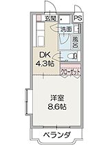 サンパテーク 306 ｜ 静岡県沼津市江原町10-7（賃貸マンション1DK・3階・30.35㎡） その2