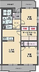 サパティーク香貫 2階