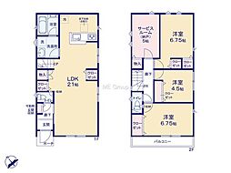 清瀬市旭が丘4丁目第6　新築戸建　全5棟　1号棟