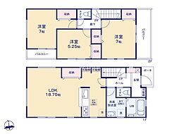 東大和市狭山5丁目第4期　新築戸建　全8棟　5号棟
