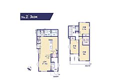 八王子市散田町5丁目　新築戸建　全3棟　2号棟