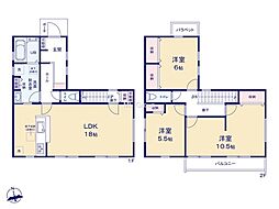 昭島市緑町3丁目第6　新築戸建　全1棟