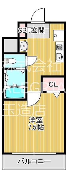 大阪府大阪市東成区東小橋２丁目(賃貸マンション1K・1階・22.46㎡)の写真 その2