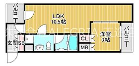 大阪府大阪市中央区玉造１丁目（賃貸マンション1LDK・4階・45.00㎡） その2